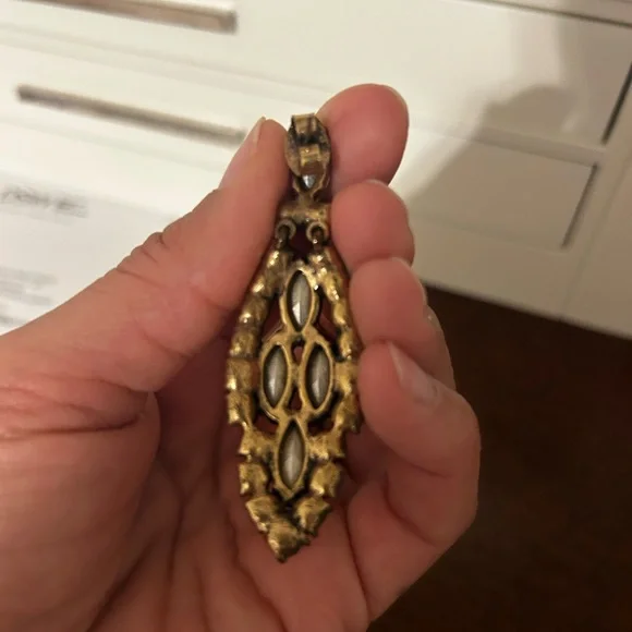 J. Crew Silver Crystal Drop Earrings - Picture 2 of 4